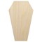 Coffin Halloween Solid Unfinished Wood Shape Piece Cutout for DIY Craft Projects